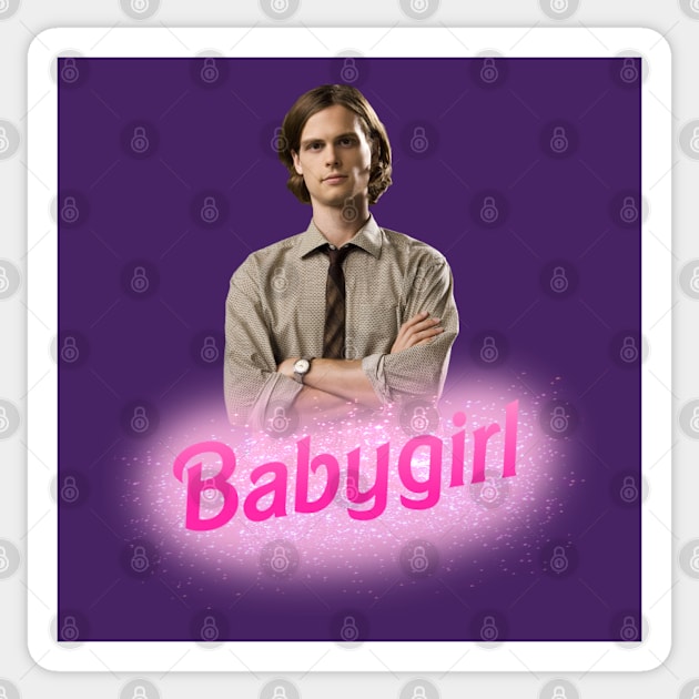 Spencer Reid Babygirl Sticker by whizz0